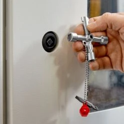 KNIPEX Schaltschrankschlüssel, Lange Ausführung Länge: 165mm, 00 11 03 -Schweißgeräte Rabatt 001103 00 POW A 05 681637