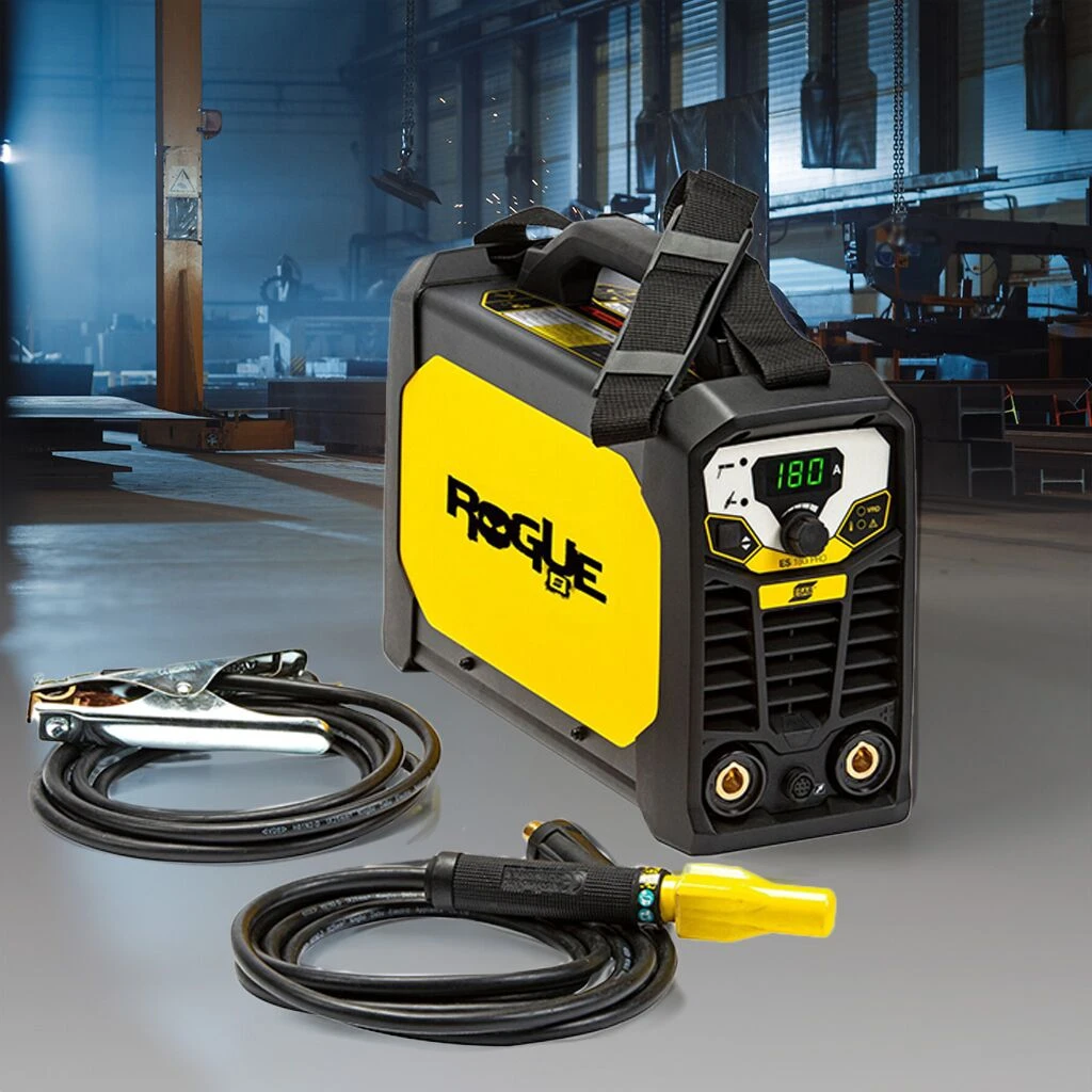 ESAB Elektroden-Schweißgerät Rogue ES 180i Inkl. Elektrodenhalter U. Massekabel (Schweißgerät) 4 ESAB Elektroden-Schweißgerät Rogue ES 180i Inkl. Elektrodenhalter U. Massekabel (Schweißgerät) – Bild 2