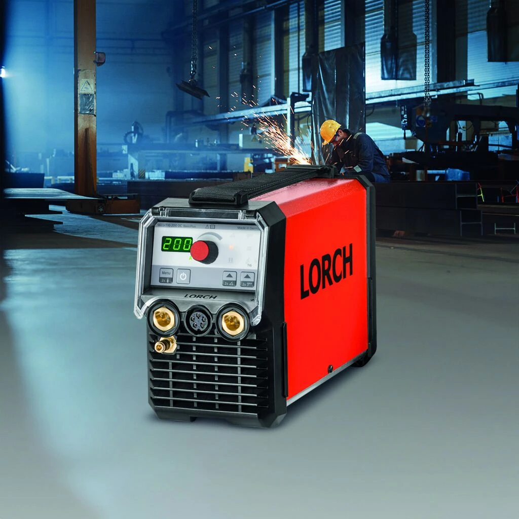 LORCH WIG-Schweißgerät MicorTIG 200 DC BasicPlus 200 A / 230 V Gasgekühlt, (Accu-ready) (Schweißgerät) 4 LORCH WIG-Schweißgerät MicorTIG 200 DC BasicPlus 200 A / 230 V Gasgekühlt, (Accu-ready) (Schweißgerät) – Bild 2