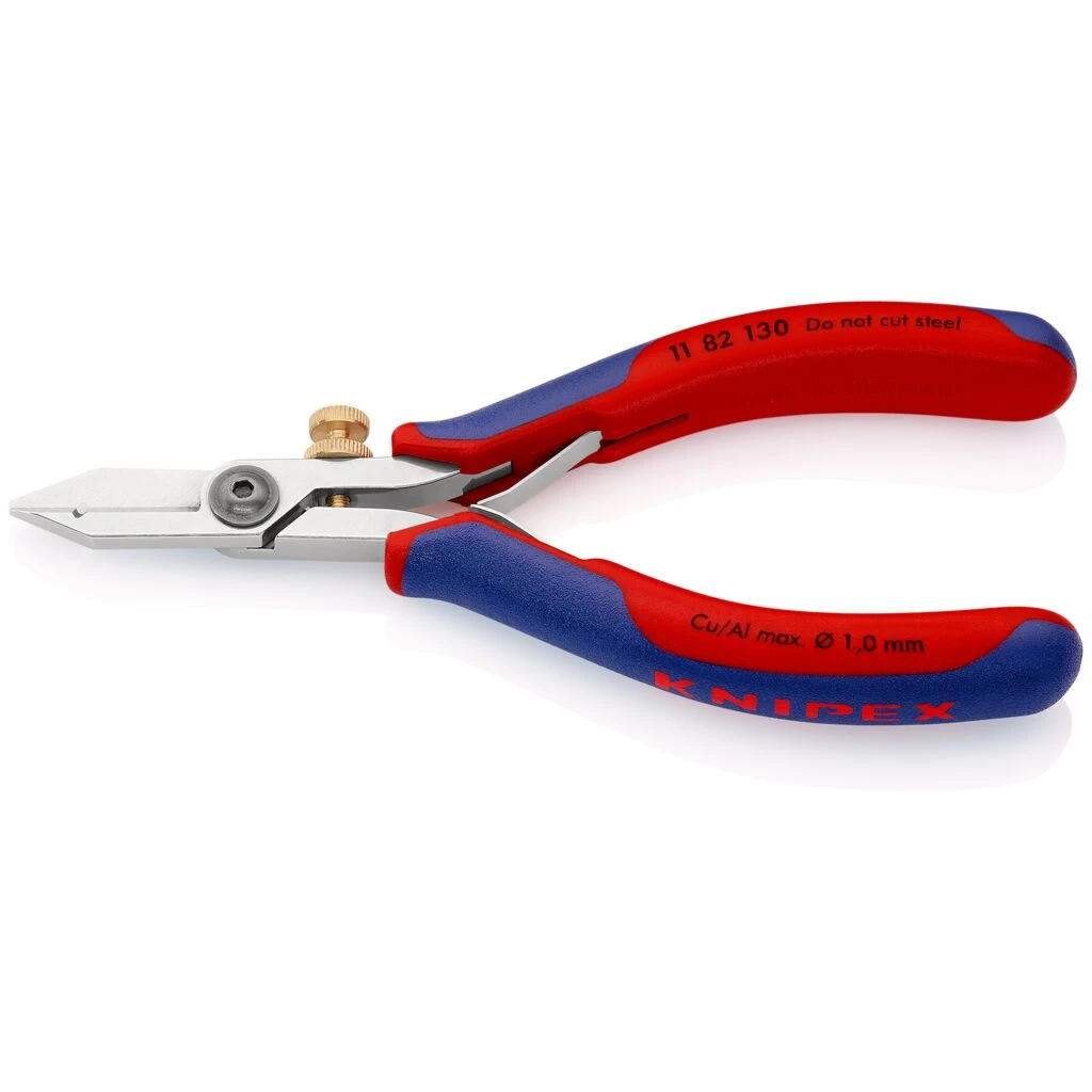KNIPEX Elektronik-Abisolierschere 130mm 0,03-1,0mm Nr. 11 82 130 3 KNIPEX Elektronik-Abisolierschere 130mm 0,03-1,0mm Nr. 11 82 130