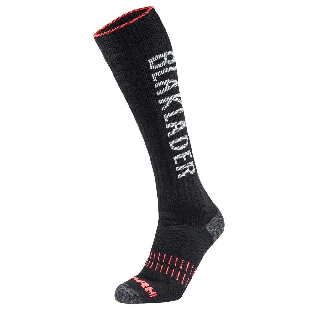 BLAKLÄDERSocken XWARM Schwarz/NEON Rot 3 BLAKLÄDERSocken XWARM Schwarz/NEON Rot