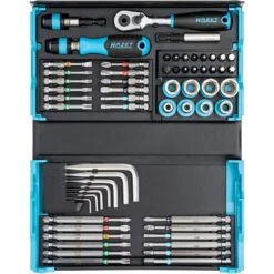 HAZET Steckschlüssel-Satz 1/4" 96-teilig, Im SmartCase -Schweißgeräte Rabatt 2200sc 32 detail offen aufsicht 691013