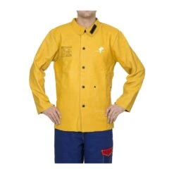 WELDAS Schweißerjacke Vollleder GOLDEN BROWN 44-5530