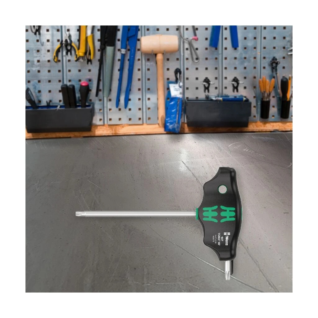 WERA T-Griff-Schraubendreher-Satz, Mit Seitenantrieb T20x100mm ,mit Seitenantrieb 4 WERA T-Griff-Schraubendreher-Satz, Mit Seitenantrieb T20x100mm ,mit Seitenantrieb – Bild 2