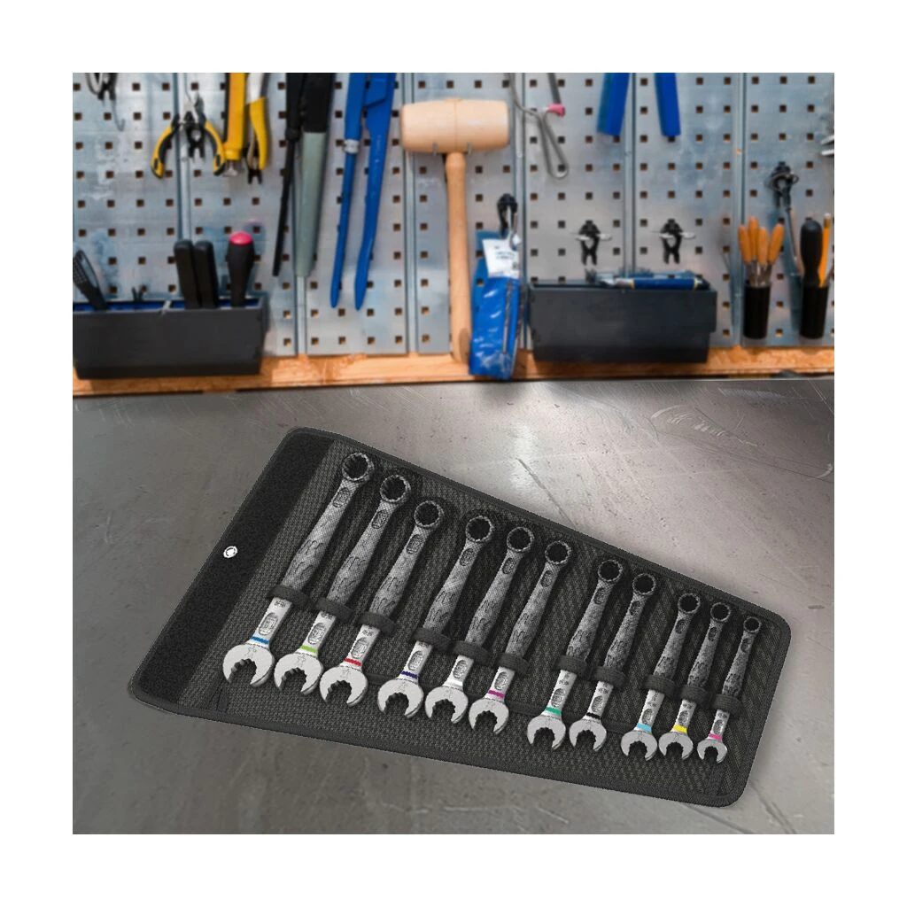 WERA Ringmaulschlüssel-Satz JOKER 11-teilig, 8-19mm, In Falttasche 4 WERA Ringmaulschlüssel-Satz JOKER 11-teilig, 8-19mm, In Falttasche – Bild 2