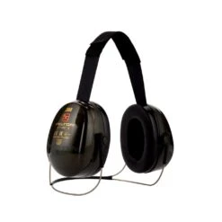 3M Kapselgehörschutz Optime II H520B, Grün Mit Nackenbügel, SNR-Wert: 31 DB(A)