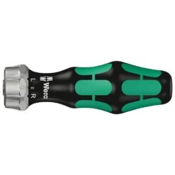 WERA Vario-Handgriff Mit Ratschenfunktion Nr. 80 RA - 115 Mm, Für Vario-Kombiklinge 6 Mm
