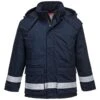 PORTWEST Winter Arbeitsjacke FR59 Marine Flammh., Antistatisch Gr. M -Schweißgeräte Rabatt 8395440 711671