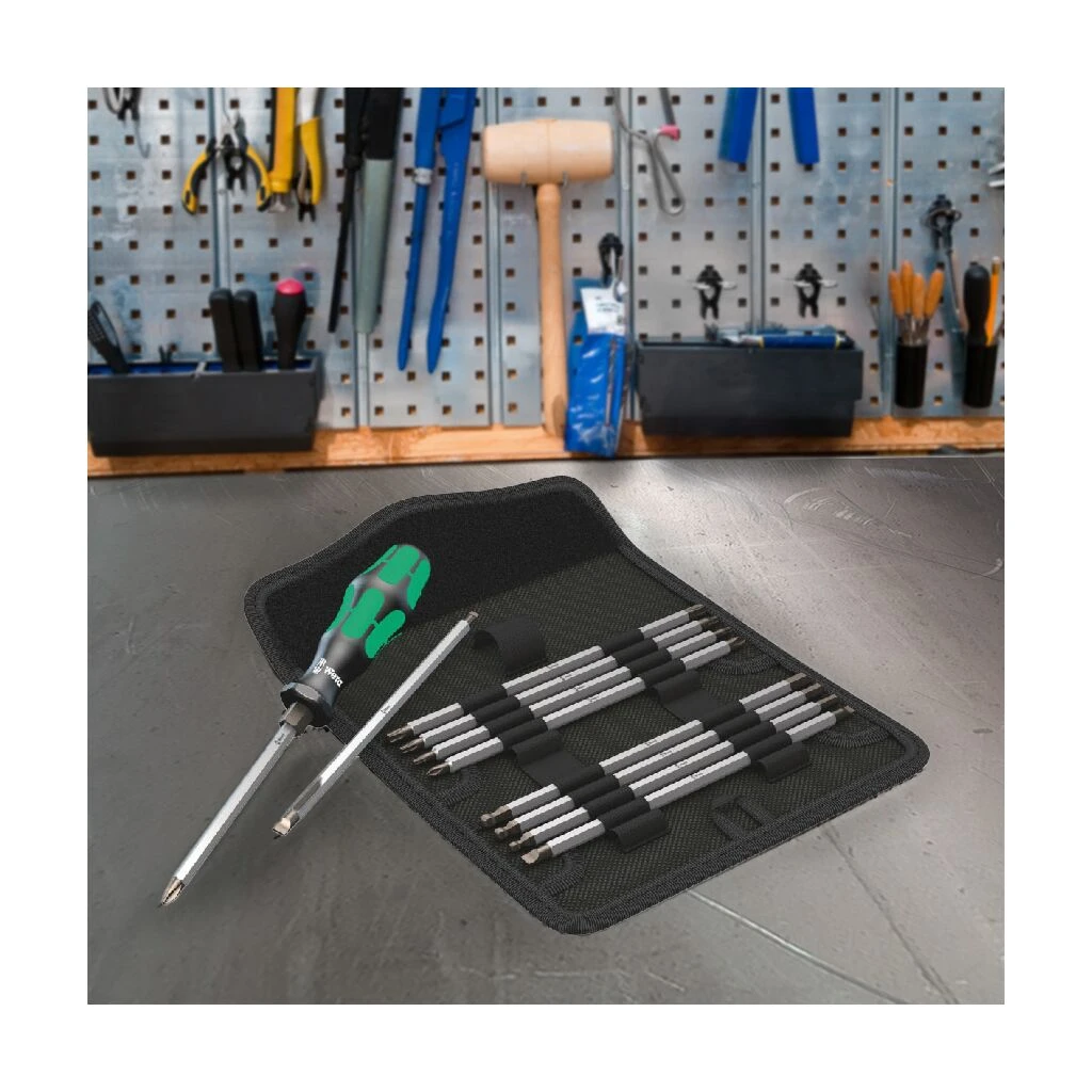 WERA Vario-Schraubendreher-Satz Nr. 88, 11-teilig, In Falttasche 4 WERA Vario-Schraubendreher-Satz Nr. 88, 11-teilig, In Falttasche – Bild 2