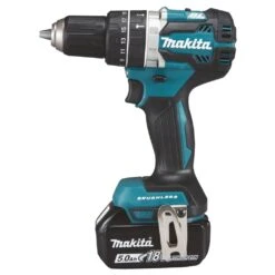 MAKITA Akku-Schlagbohrschrauber 18 V / 5,0 Ah DHP484RTJ, 2 Akkus, Ladegerät Im MAKPAC -Schweißgeräte Rabatt DHP484RTJ F 001 342009