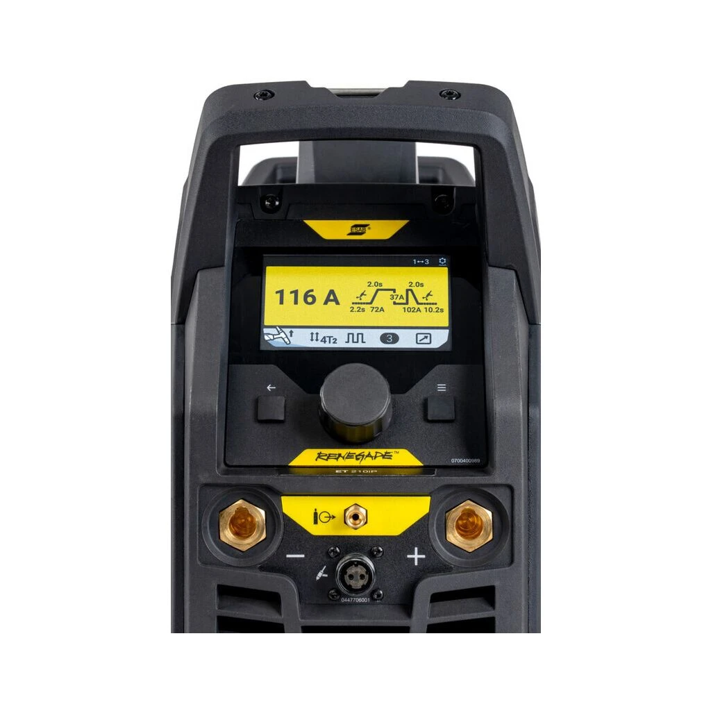 ESAB WIG-Schweißgerät Renegade ET 210iP, SR-B 26 4m Inkl. WIG-Brenner, Massekabel Und Gasschlauch (Schweißgerät) 7 ESAB WIG-Schweißgerät Renegade ET 210iP, SR-B 26 4m Inkl. WIG-Brenner, Massekabel Und Gasschlauch (Schweißgerät) – Bild 5