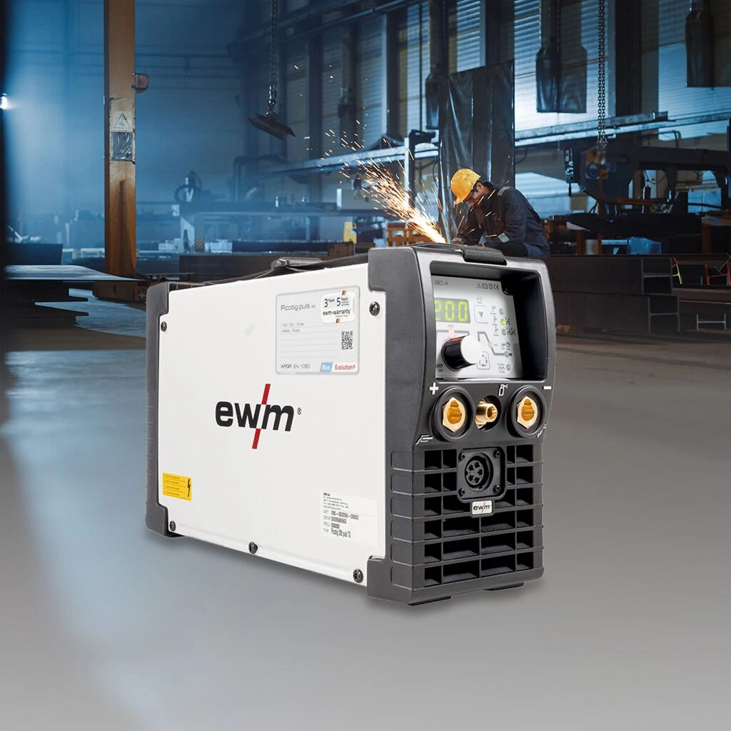 EWM WIG-Schweißgerät Picotig 200 Puls TG Tragbar, Gasgekühlt - Schweißinverter (Schweißgerät) 4 EWM WIG-Schweißgerät Picotig 200 Puls TG Tragbar, Gasgekühlt - Schweißinverter (Schweißgerät) – Bild 2