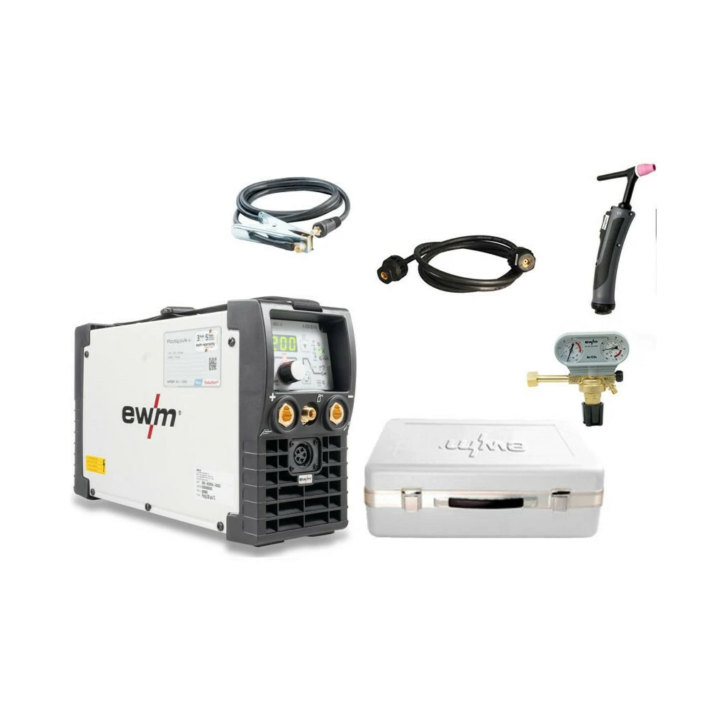 EWM WIG-Schweißgerät Picotig 200 SET 5P D Inkl. Brenner Und Zubehör, Gasgekühlt (Schweißgerät) 3 EWM WIG-Schweißgerät Picotig 200 SET 5P D Inkl. Brenner Und Zubehör, Gasgekühlt (Schweißgerät)