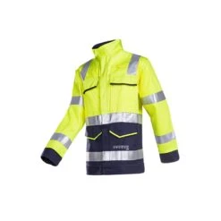 SIOEN WARNSCHUTZ-JACKE MIT STÖRLICHTBOGENSCHUTZ Millau Leuchtgelb/marine Gr. 58