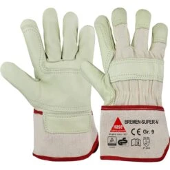 HASE Rindnarbenlederhandschuh Bremen-Super-V