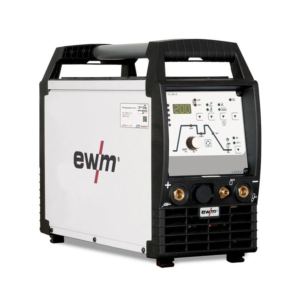 EWM WIG-Schweißgerät Picotig 200 AC/DC 5Pol. TG Tragbar, Gasgekühlt - Schweißinverter Im Set (Schweißgerät) 4 EWM WIG-Schweißgerät Picotig 200 AC/DC 5Pol. TG Tragbar, Gasgekühlt - Schweißinverter Im Set (Schweißgerät) – Bild 2