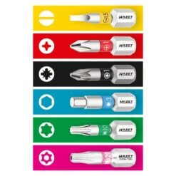 HAZET Steckschlüssel-Satz 1/4" 96-teilig, Im SmartCase -Schweißgeräte Rabatt bit detail piktogramm colorcode 685312