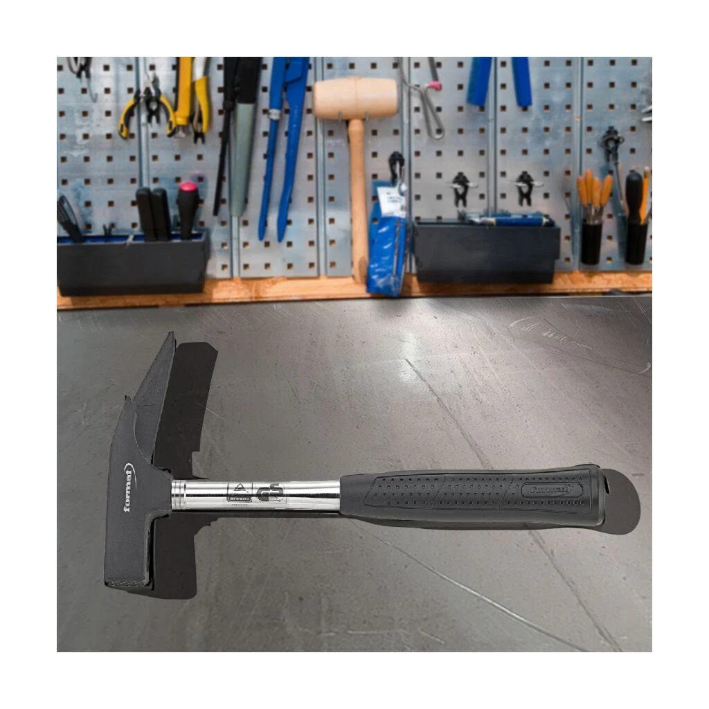 FORMAT Latthammer Mit Stahlrohrstiel, Glatte Bahn DIN 7239C - 600 G, Mit Magnet 4 FORMAT Latthammer Mit Stahlrohrstiel, Glatte Bahn DIN 7239C - 600 G, Mit Magnet – Bild 2