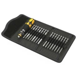 WERA Falttasche Mit 89 Mm Langen Bits Kraftform Kompakt 60 ESD