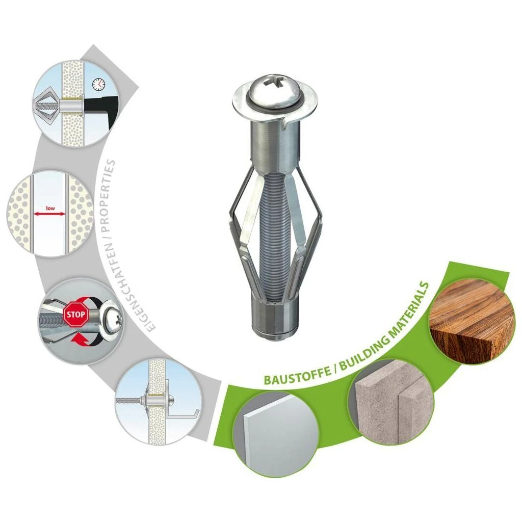 TOX Abstandsmontage Thermo Proof Mini M8x120 5 TOX Abstandsmontage Thermo Proof Mini M8x120 – Bild 3