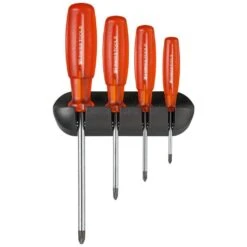 PB SWISS TOOLS Schraubendreher-Satz 4-teilig, PH, Wandhalter