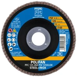 POLIFAN-Fächerscheibe PFC 125 Z 80 PSF STEELOX 36 POLIFAN-Fächerscheibe PFC 125 Z 80 PSF STEELOX -Schweißgeräte Rabatt pfc 125 z 60 psf steelox rgb 495704