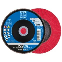 POLIFAN-Fächerscheibe PFC 180 CO-COOL 40 SG STEELOX