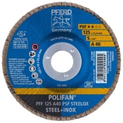 POLIFAN-Fächerscheibe PFF 125 A 40 PSF STEELOX -Schweißgeräte Rabatt pferd pff 125 a 40 psf steelox rgb 359153