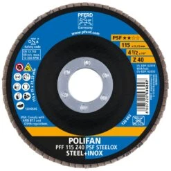 POLIFAN-Fächerscheibe PFF 115 Z 40 PSF STEELOX -Schweißgeräte Rabatt pff 115 z 40 psf steelox rgb 495497
