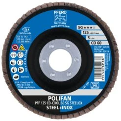POLIFAN-Fächerscheibe PFF 125 CO-COOL 60 SG STEELOX -Schweißgeräte Rabatt pff 125 co cool 60 sg steelox rgb 495492