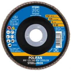 POLIFAN-Fächerscheibe PFF 125 Z 40 PSF STEELOX -Schweißgeräte Rabatt pff 125 z 40 psf steelox rgb 495505