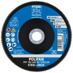 POLIFAN-Fächerscheibe PFF 180 A 60 SG STEELOX -Schweißgeräte Rabatt pff 180 a 60 sg steelox rgb 495426