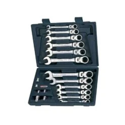KS TOOLS GEARplus® Gelenk-Ringratschen-Schlüssel-Satz