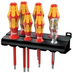 WERA Schraubendreher-Satz Im Rack, VDE-isoliert 1000 V(6350)