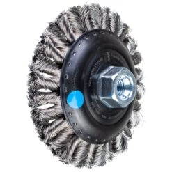 Kegelbürste Mit Gewinde, Gezopft POS KBG 12515/M14 CT INOX 0,35