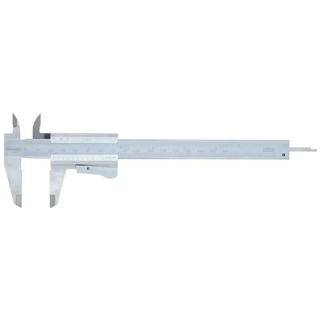 FORMAT Taschenmessschieber Mit Momentfeststellung Und Rechteckigem Tiefenmaß, 150mm (Messchieber) 3 FORMAT Taschenmessschieber Mit Momentfeststellung Und Rechteckigem Tiefenmaß, 150mm (Messchieber)