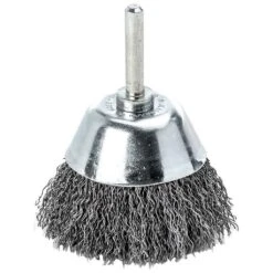 LESSMANN Werkzeug-Topfbürste, Stahldraht, Gewellt