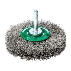 LESSMANNWerkzeug-Rundbürste, Rostfreier Stahldraht V4A (1.4401), Gewellt