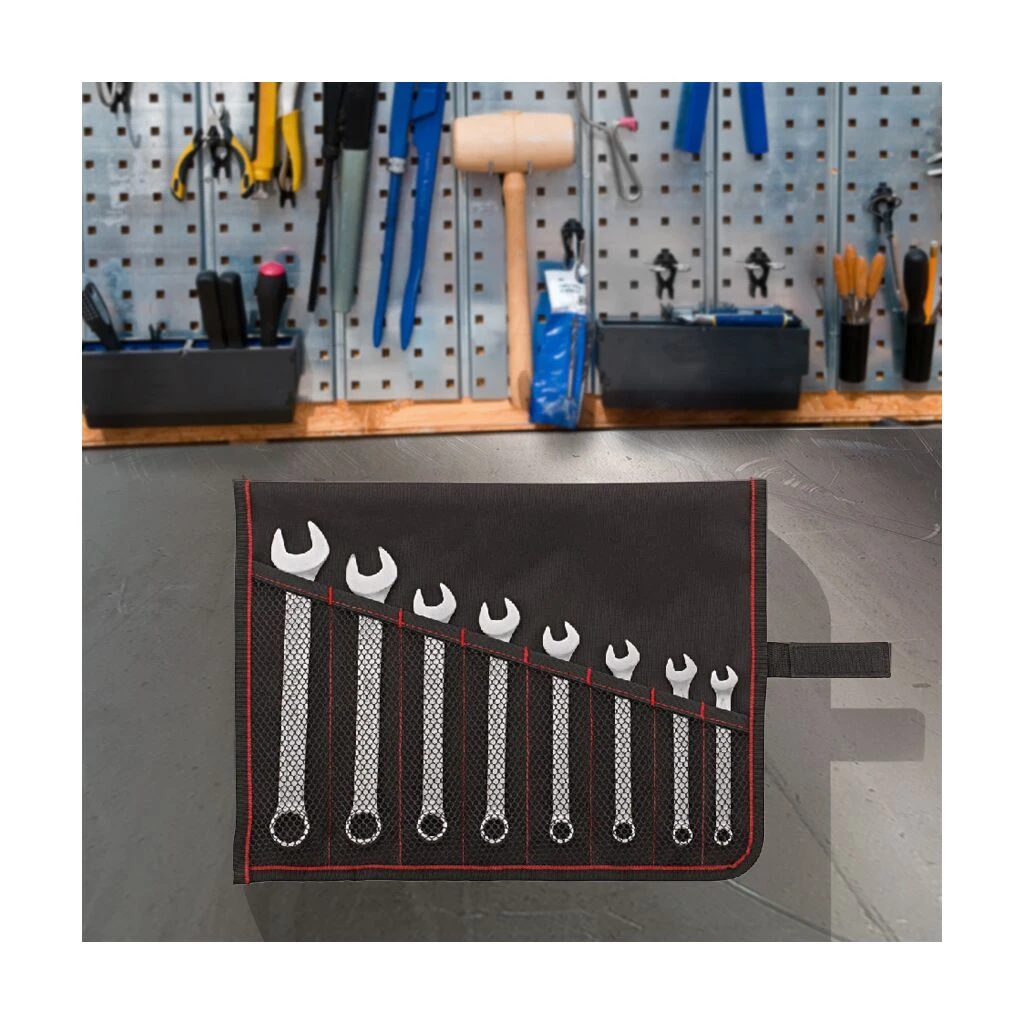 FORMAT Ringmaulschlüssel-Satz DIN3113A 8-teilig, In Rolltasche, 8-19mm 4 FORMAT Ringmaulschlüssel-Satz DIN3113A 8-teilig, In Rolltasche, 8-19mm – Bild 2