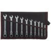 FORMAT Gelenk-Ratschenschlüssel-Satz In Rolltasche, 8-19mm, 10-teilig