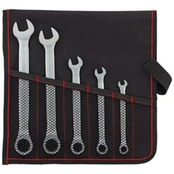 FORMAT Ratschenschlüssel-Satz Gerade 5-teilig, In Rolltasche, 8-19mm