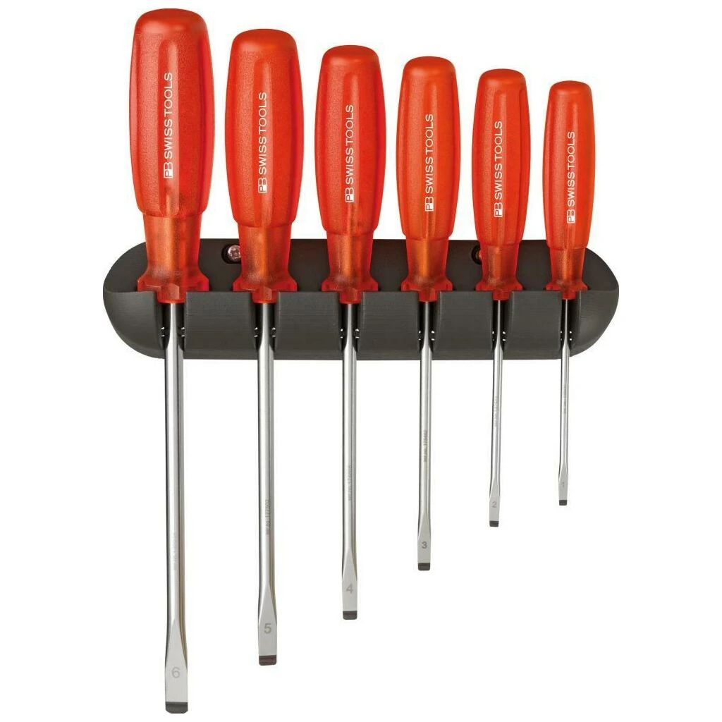 PB SWISS TOOLS Schraubendreher-Satz MULTICRAFT 6-teilig Schlitz, Im Wandhalter 3 PB SWISS TOOLS Schraubendreher-Satz MULTICRAFT 6-teilig Schlitz, Im Wandhalter