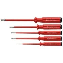 PB SWISS TOOLS Schraubendreher-Satz VDE CLASSIC 5-teilig Schlitz, Im Karton