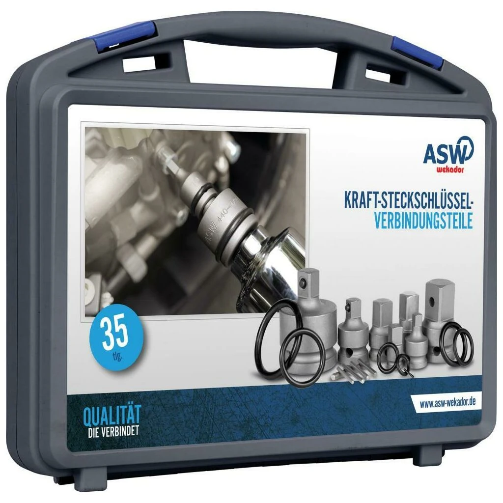 ASW Kraft-Vergrößerungsstück-und Reduzierstuück-Satz 6-teilig, 1/4-3/4" 10 ASW Kraft-Vergrößerungsstück-und Reduzierstuück-Satz 6-teilig, 1/4-3/4" – Bild 8