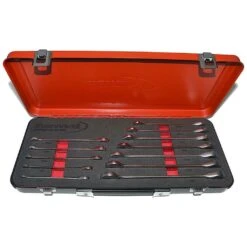 FORMAT Ratschenschlüssel-Satz 12-teilig, 8-19mm, Metallkasten
