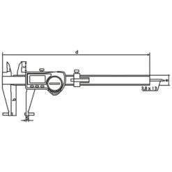 MAHR Messschieber-Set Digital 16EWRi-V Universal 200mm -Schweißgeräte Rabatt pre227448 475492
