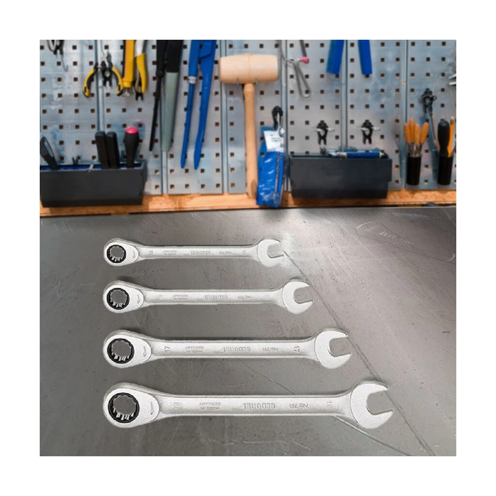 FORMAT Maulschlüsselsatz Ringratsche S 7 R-04 4-teilig, 10-19 Mm 4 FORMAT Maulschlüsselsatz Ringratsche S 7 R-04 4-teilig, 10-19 Mm – Bild 2