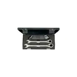 GEDORE Maul-Ringratschen-Schlüssel-Satz, Nr. 7 UR, Umschaltbar