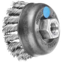 Topfbürste Mit Gewinde, Gezopft POS TBG 65/M14 INOX 0,50