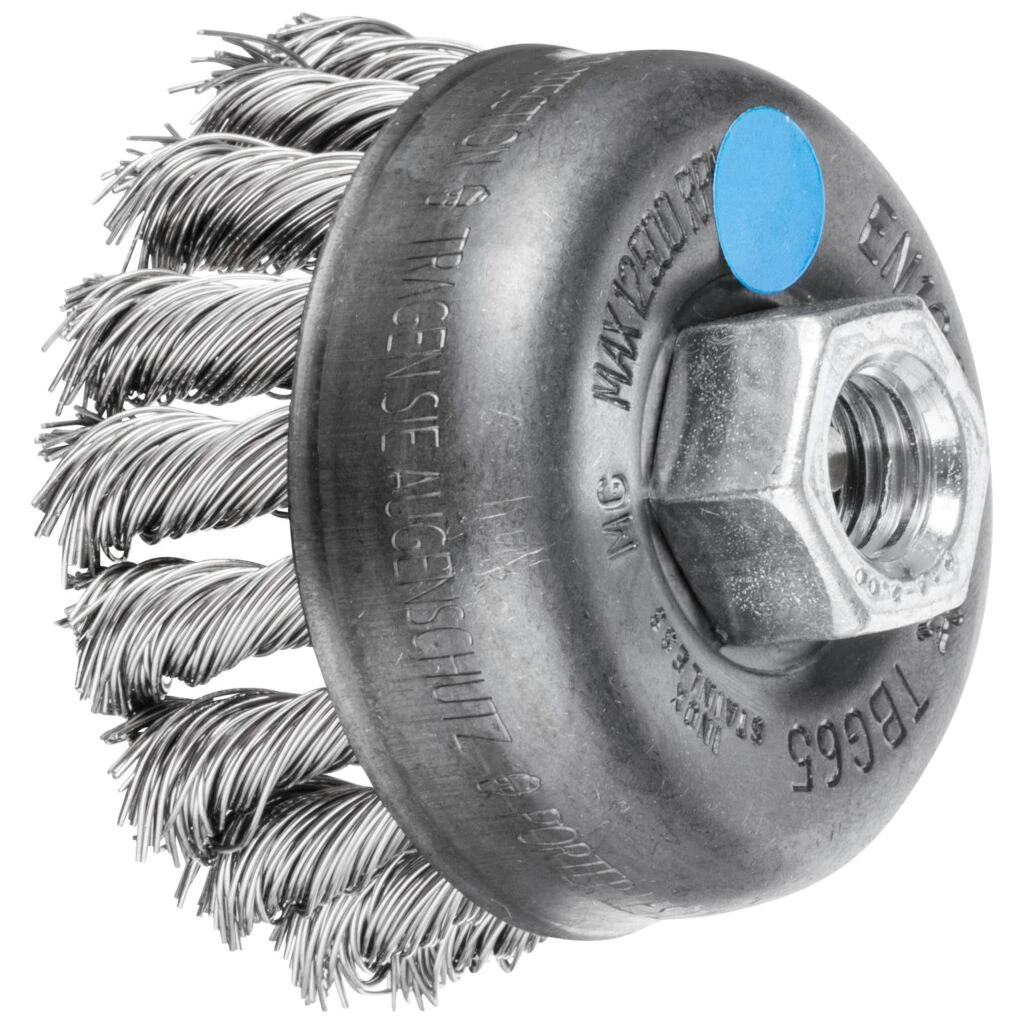 Topfbürste Mit Gewinde, Gezopft POS TBG 65/M14 INOX 0,50 3 Topfbürste Mit Gewinde, Gezopft POS TBG 65/M14 INOX 0,50